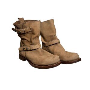 Rag & Bone Leather Moto Motorcycle Boots – Size 39 (EU)